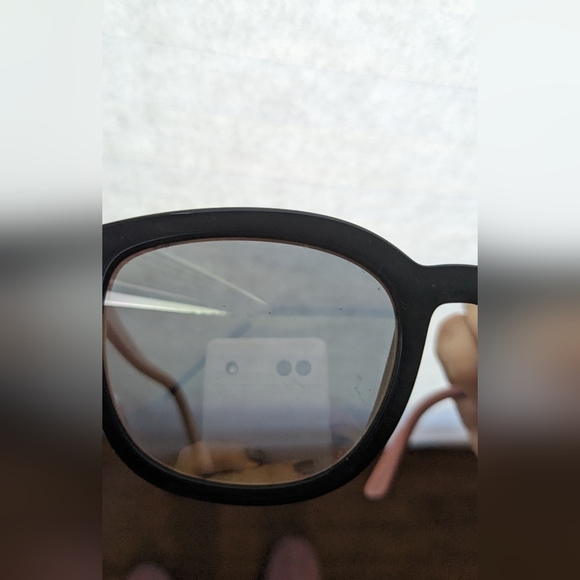 Authentic Prada Women’s Sunglasses Black/Pink Frame/Rose Gold Mirror Lens SPR03X - Picture 11 of 11